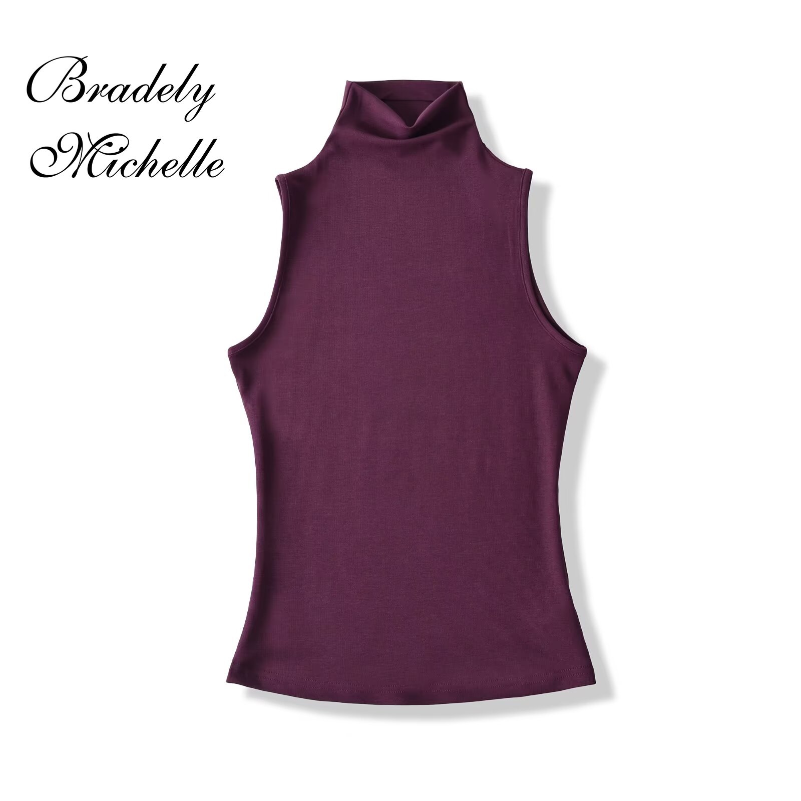 Damen Ärmelloses Rollkragen-Ta – Tank Top Ribbed Bewertung und Preis