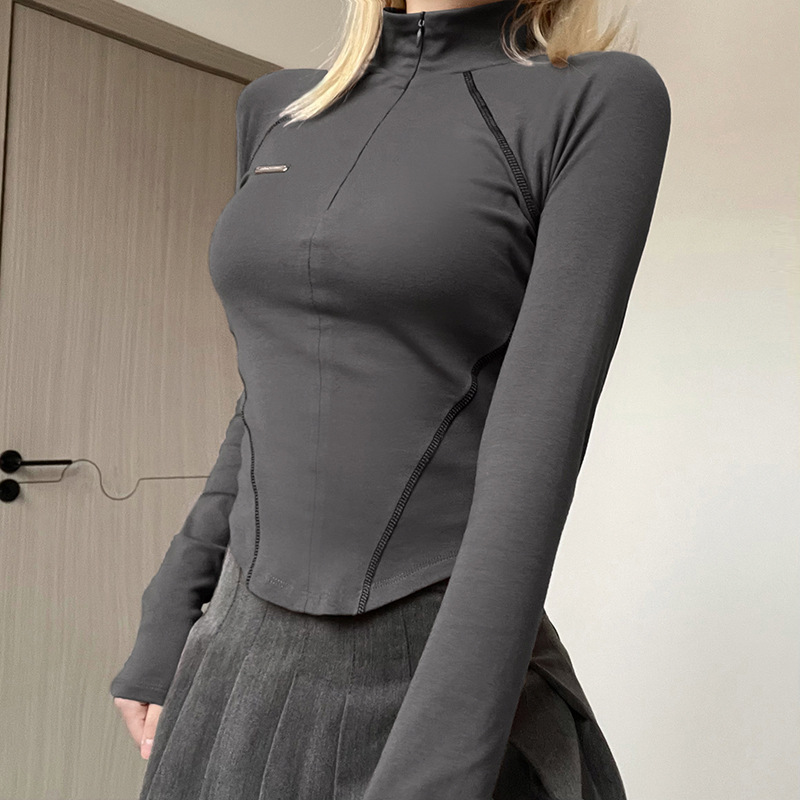 Spicy Girl Kurzarm-T-Shirt mit – T Shirt Tight Fit Bewertung und Preis